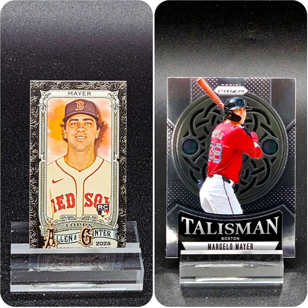 Marcelo Mayer Allen Ginter Black Mini Talisman RC Boston Red Sox Top Prospect